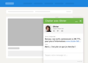 Bizdev360 vous accompagne dans votre gestion du trafic entrant avec le service de live chat